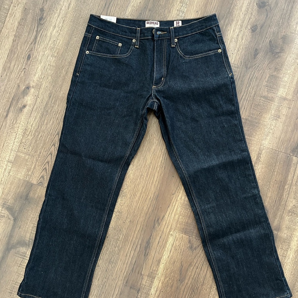 Men's Dark Blue Denim Jeans